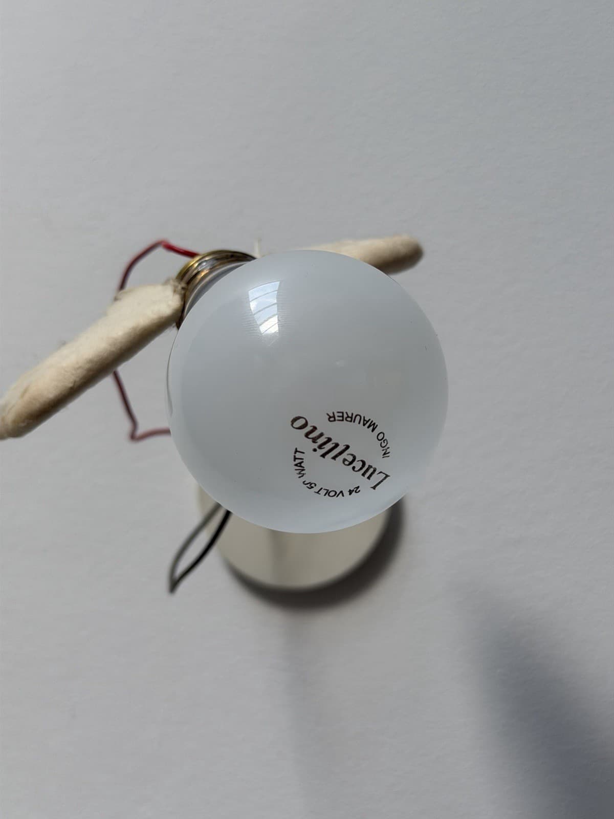 Ingo Maurer, Early Lucellino Wall Lamp, Design M