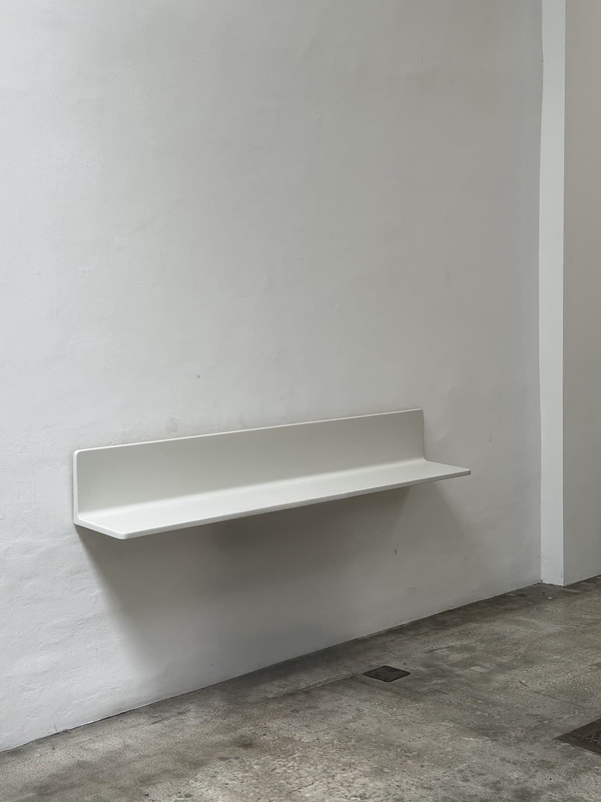 Otto Zapf,Large Wall-Mounted Fiberglas Shelf, Otto Zapf