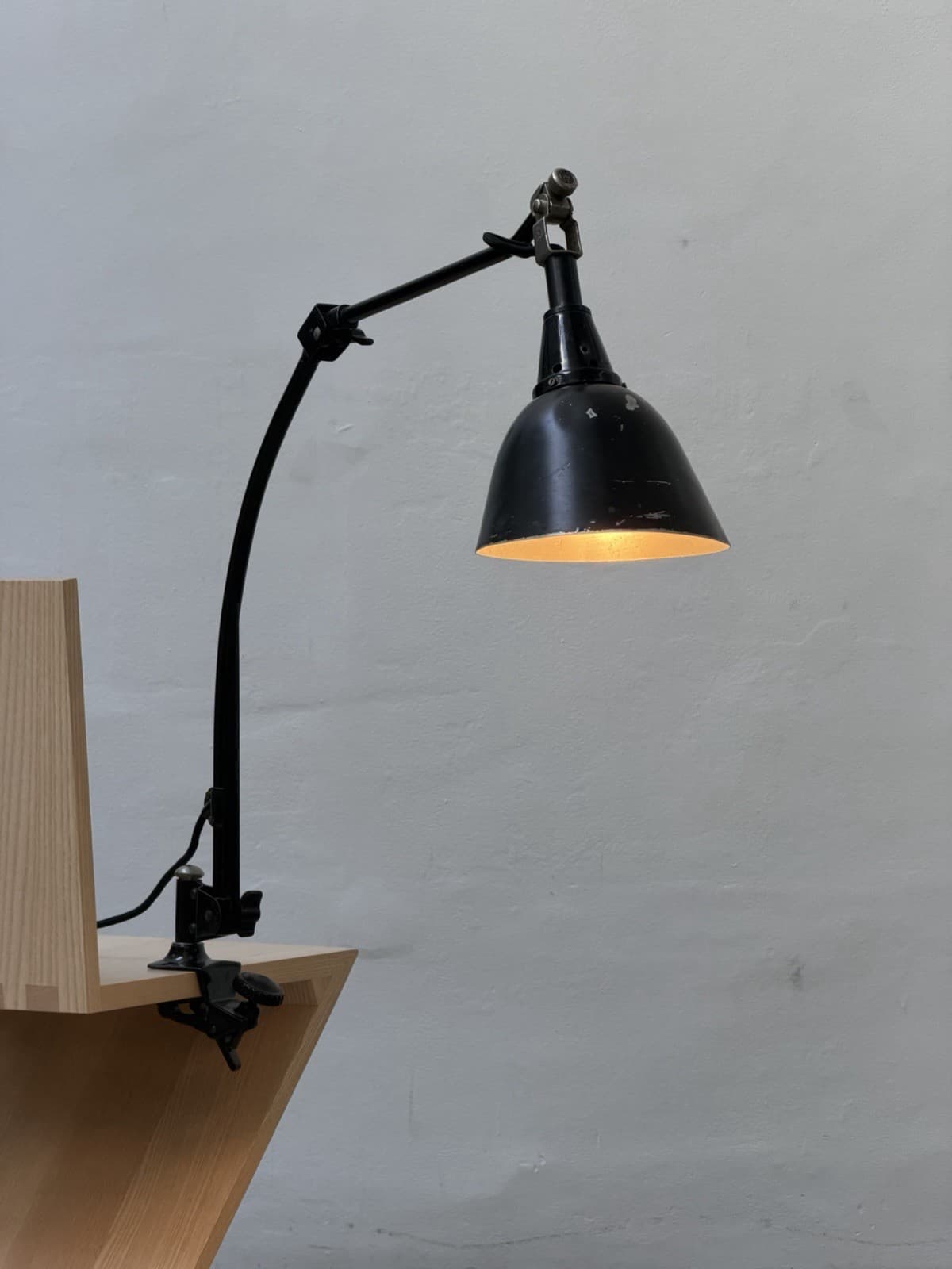 Midgard, Large Clamp Lamp, Curt Fischer