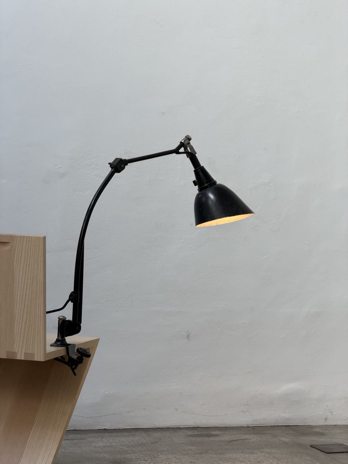 Midgard, Large Clamp Lamp, Curt Fischer