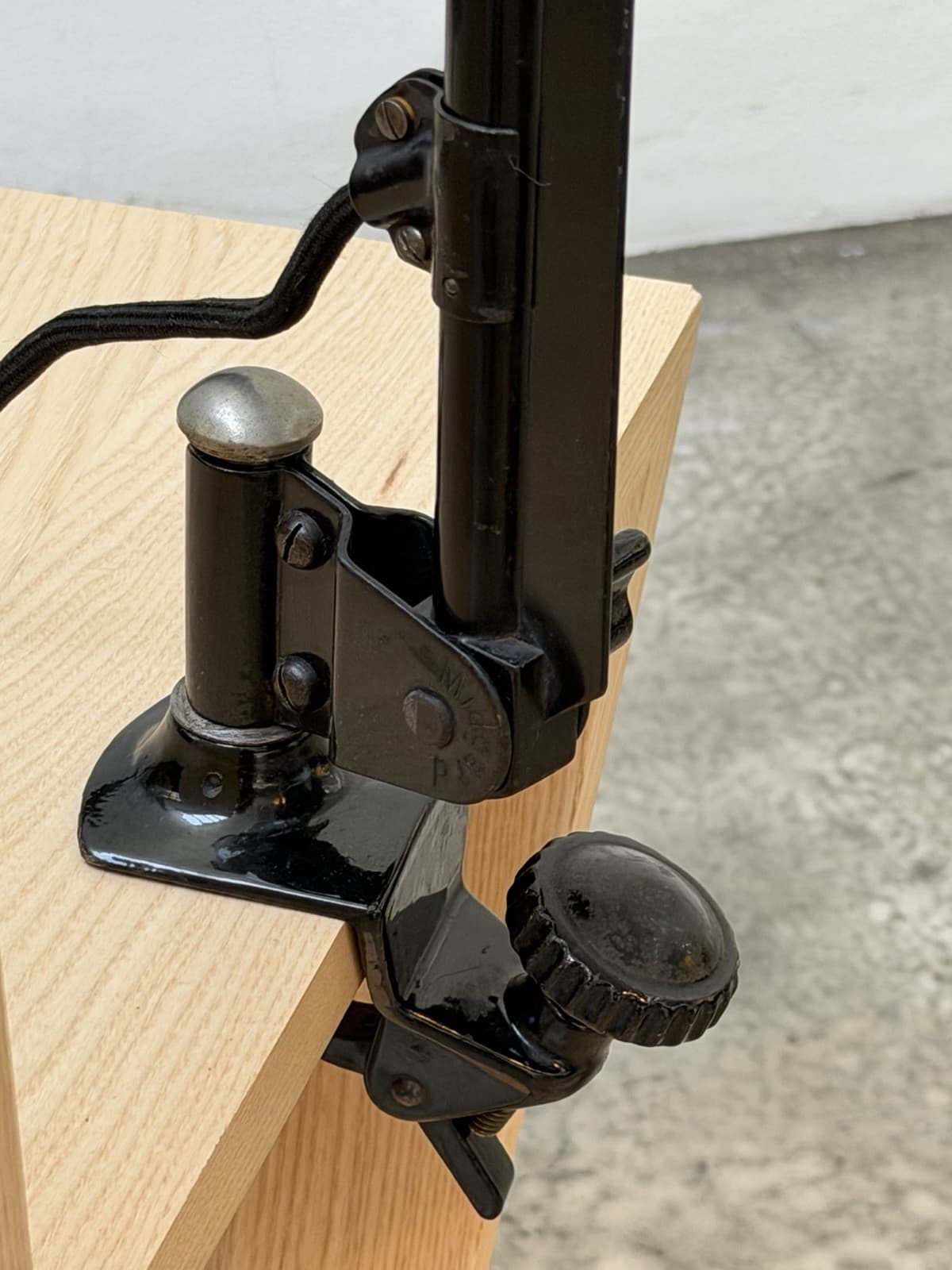Midgard, Large Clamp Lamp, Curt Fischer
