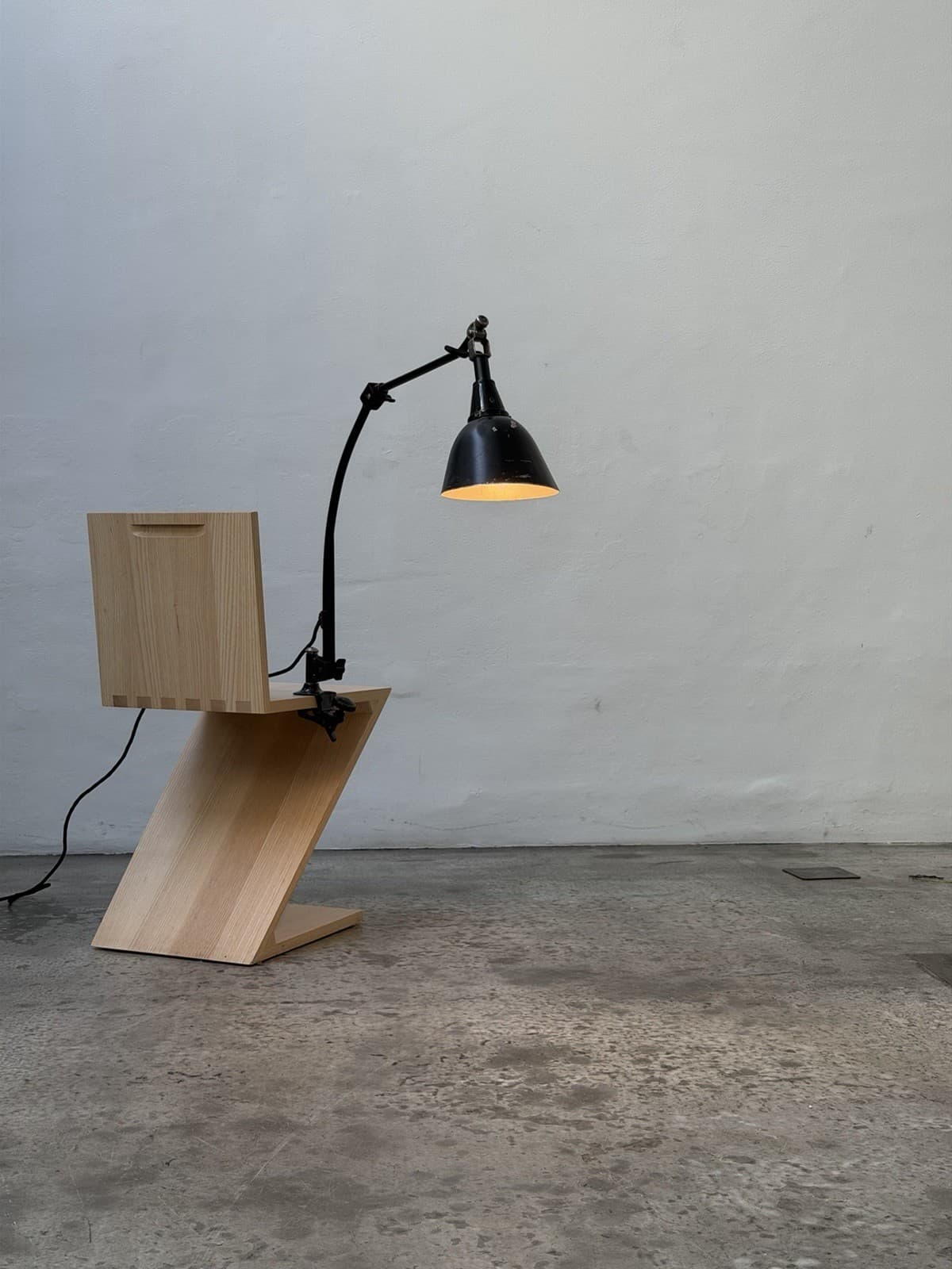 Midgard, Large Clamp Lamp, Curt Fischer
