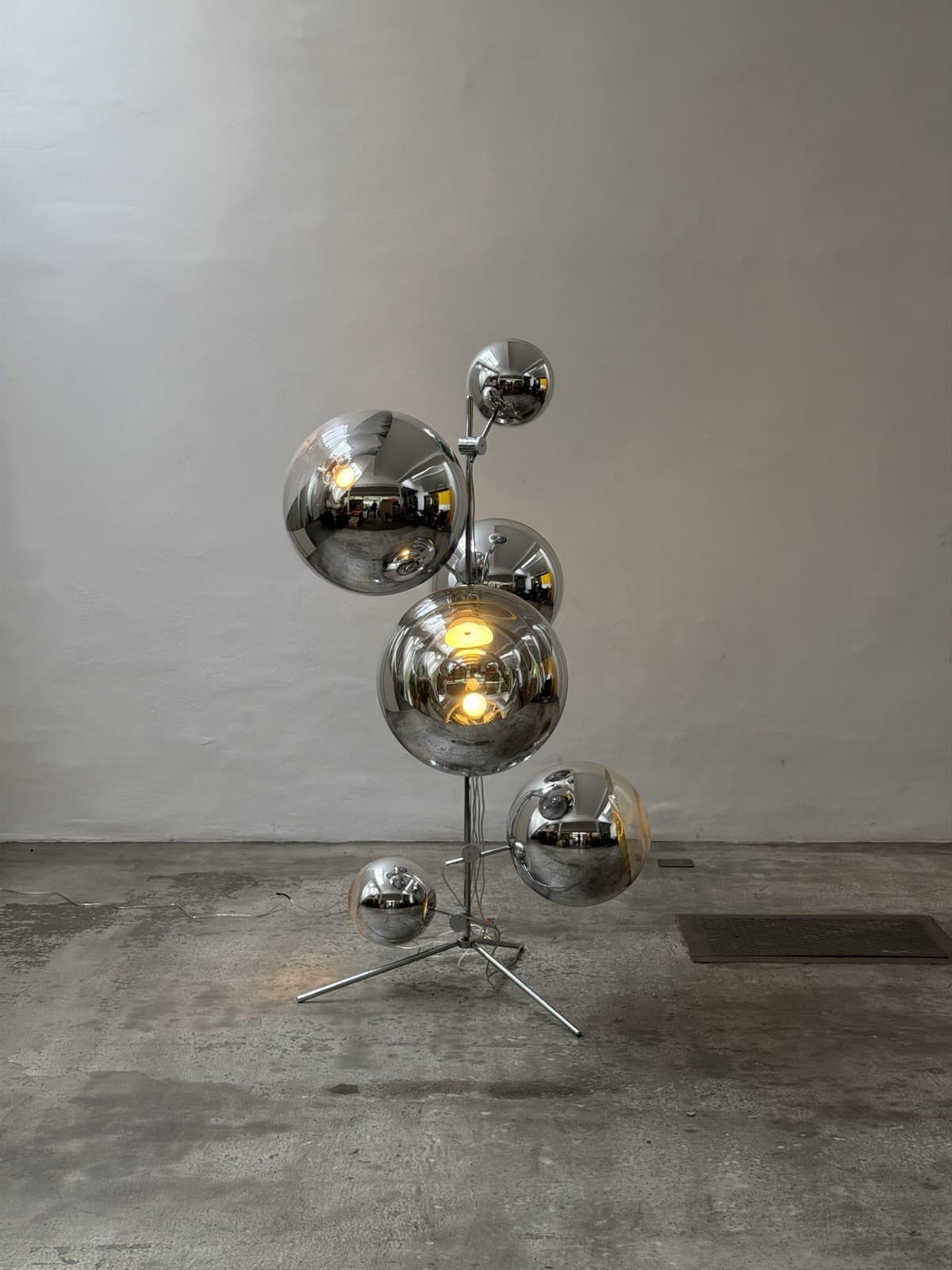 Tom Dixon, Mirror Ball Floorlamp LCS02