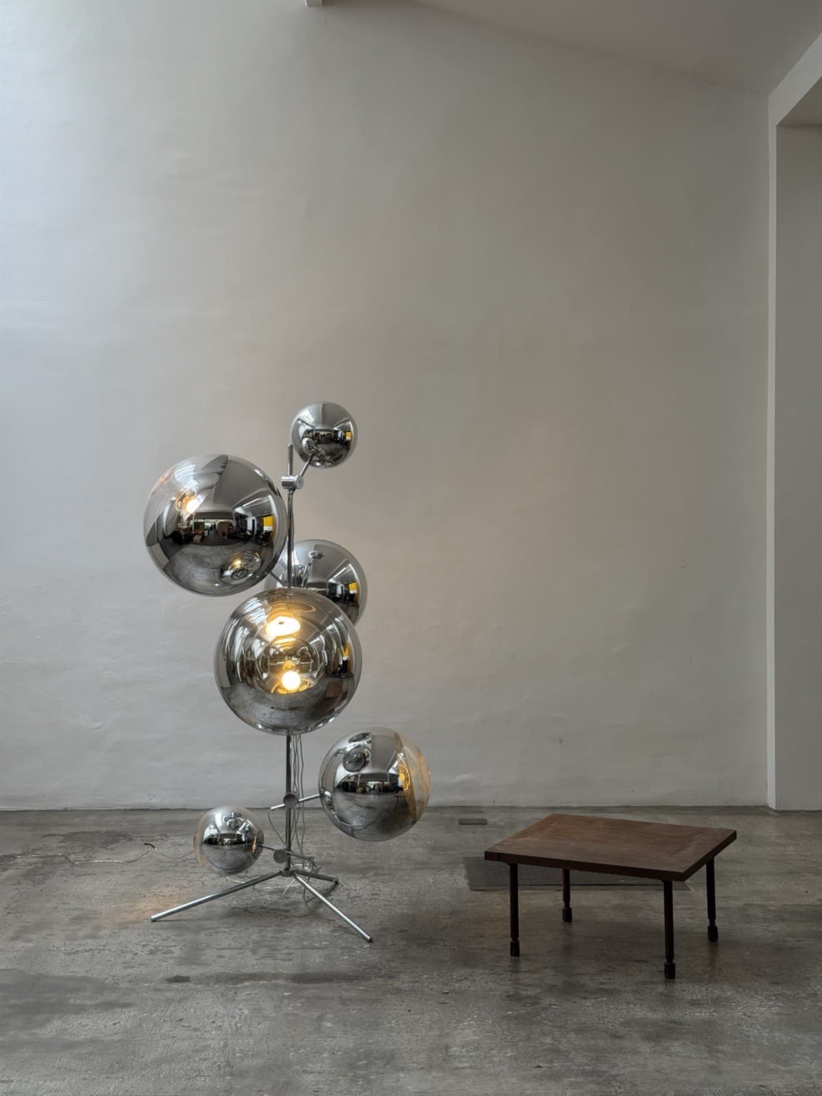 Tom Dixon, Mirror Ball Floorlamp LCS02