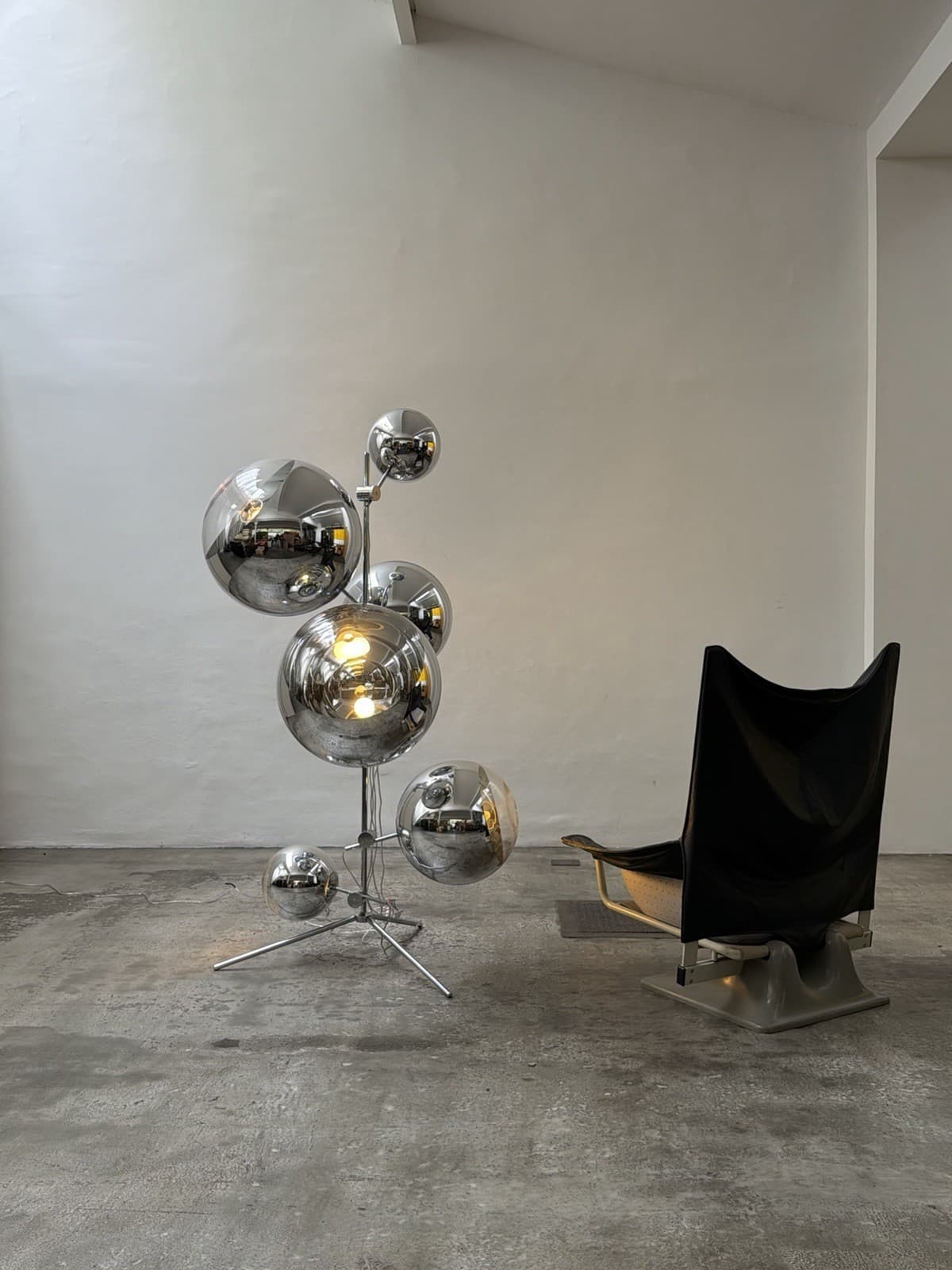 Tom Dixon, Mirror Ball Floorlamp LCS02