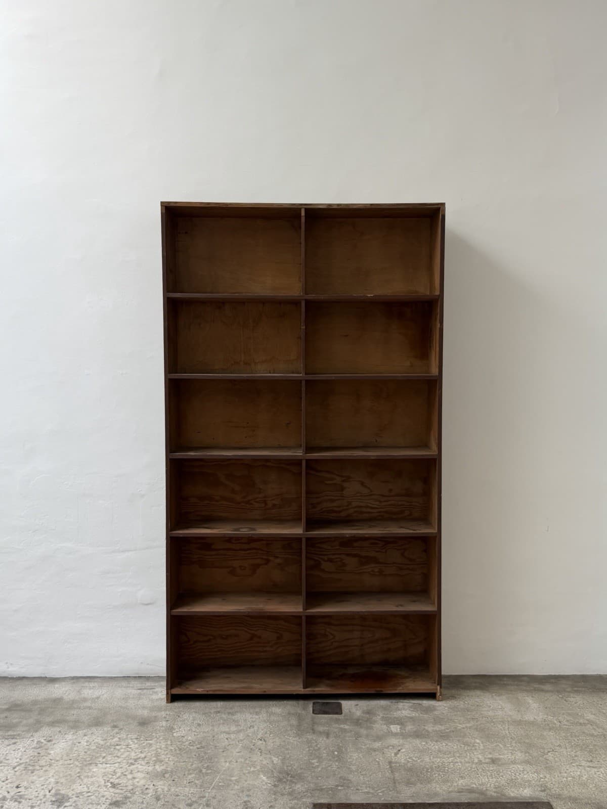 Early 20th Century, Handcrafted Wooden Shelf