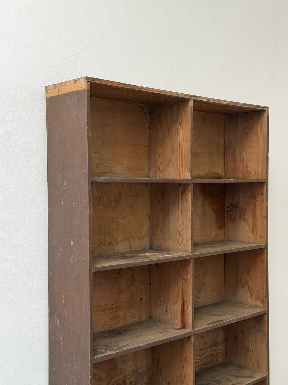Early 20th Century, Handcrafted Wooden Shelf