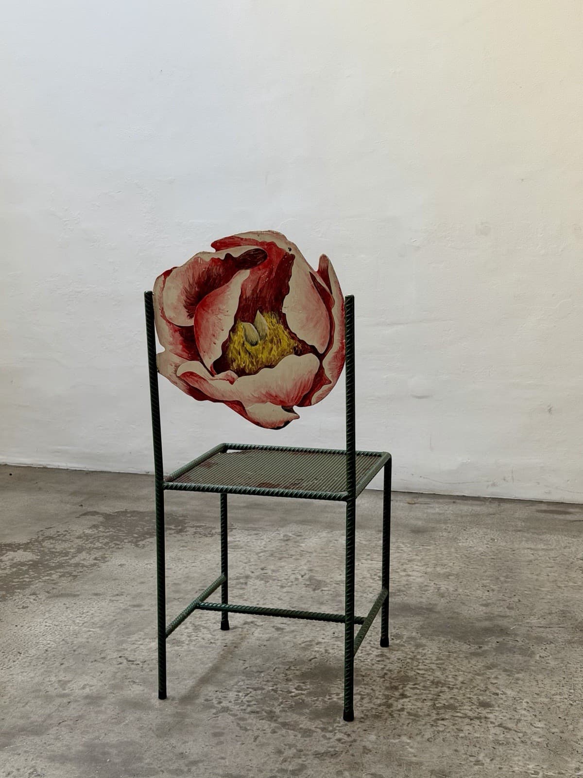 Unique Hand-Painted Steel Chairs