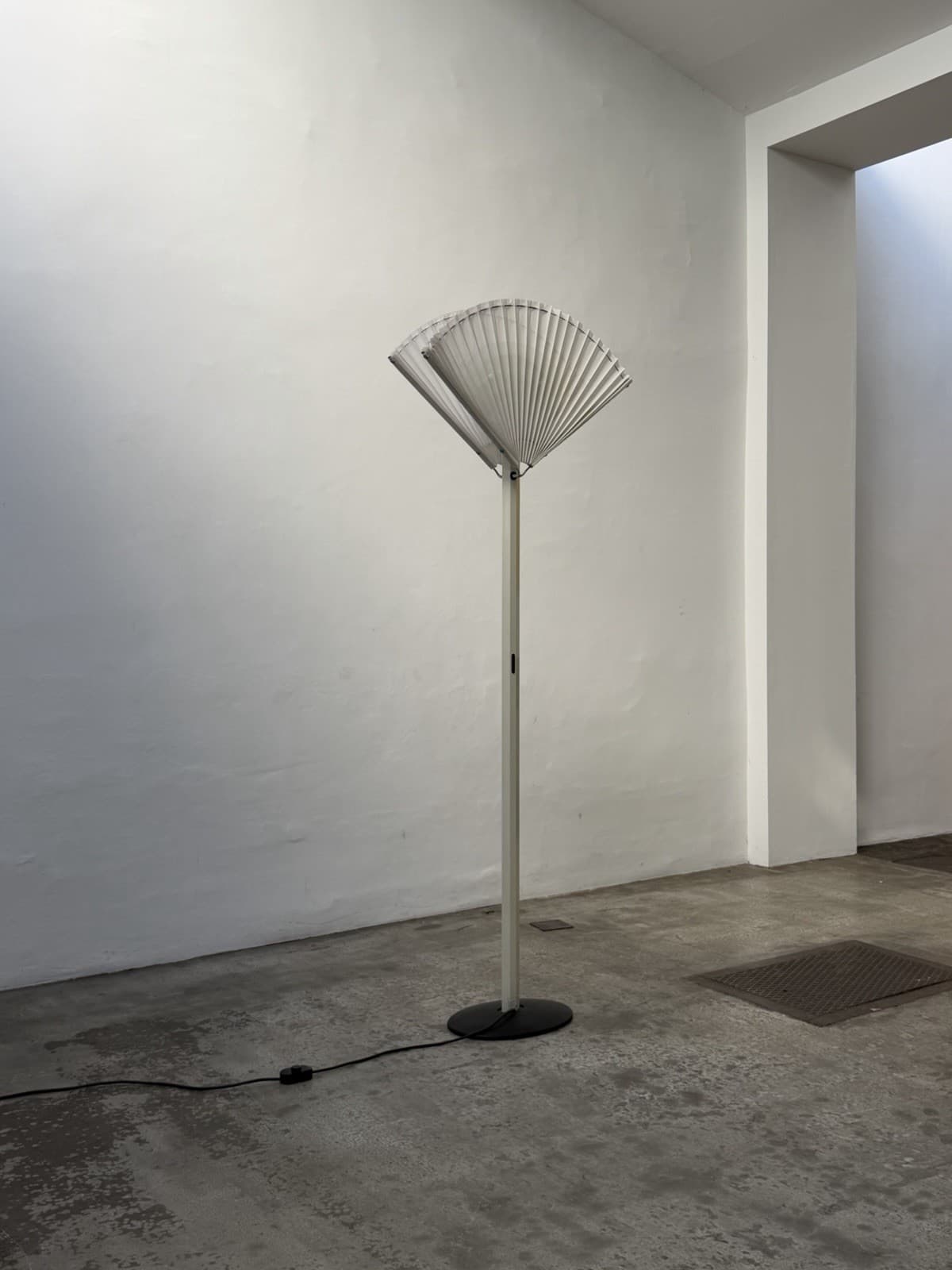 Afra& Tobia Scarpa, White Butterfly Floor Lamp, Flos