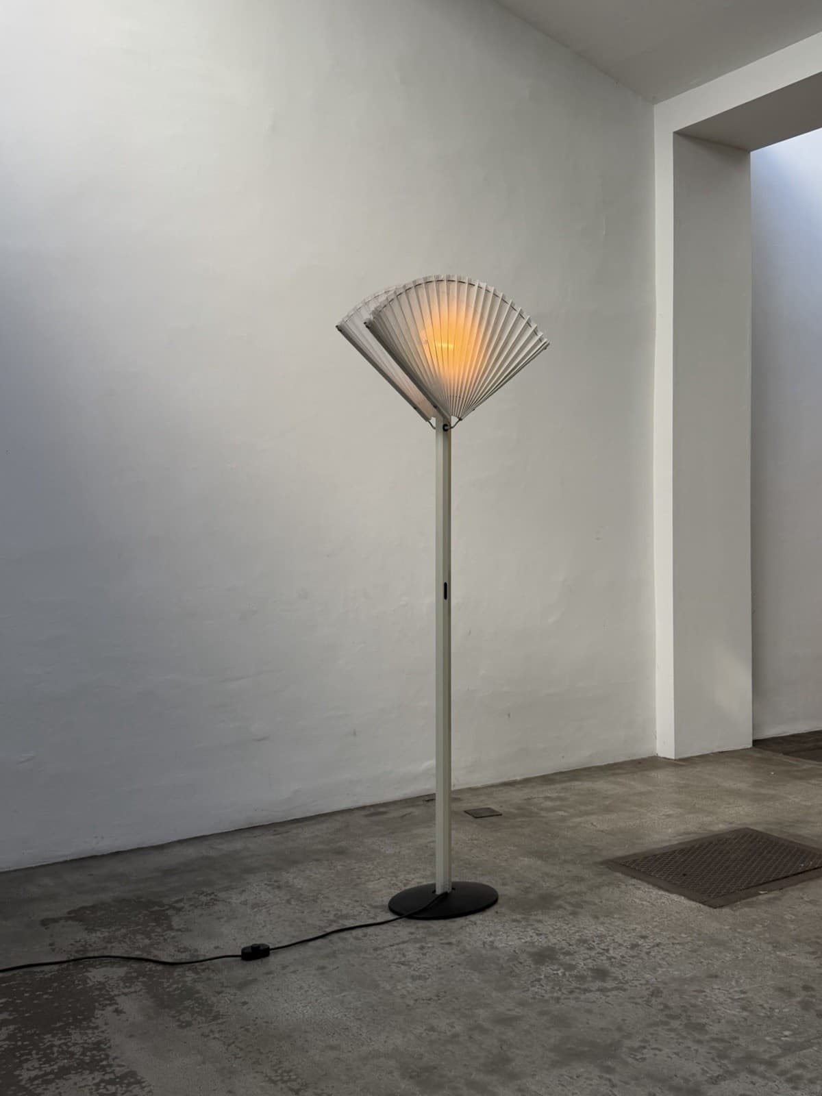Afra& Tobia Scarpa, White Butterfly Floor Lamp, Flos