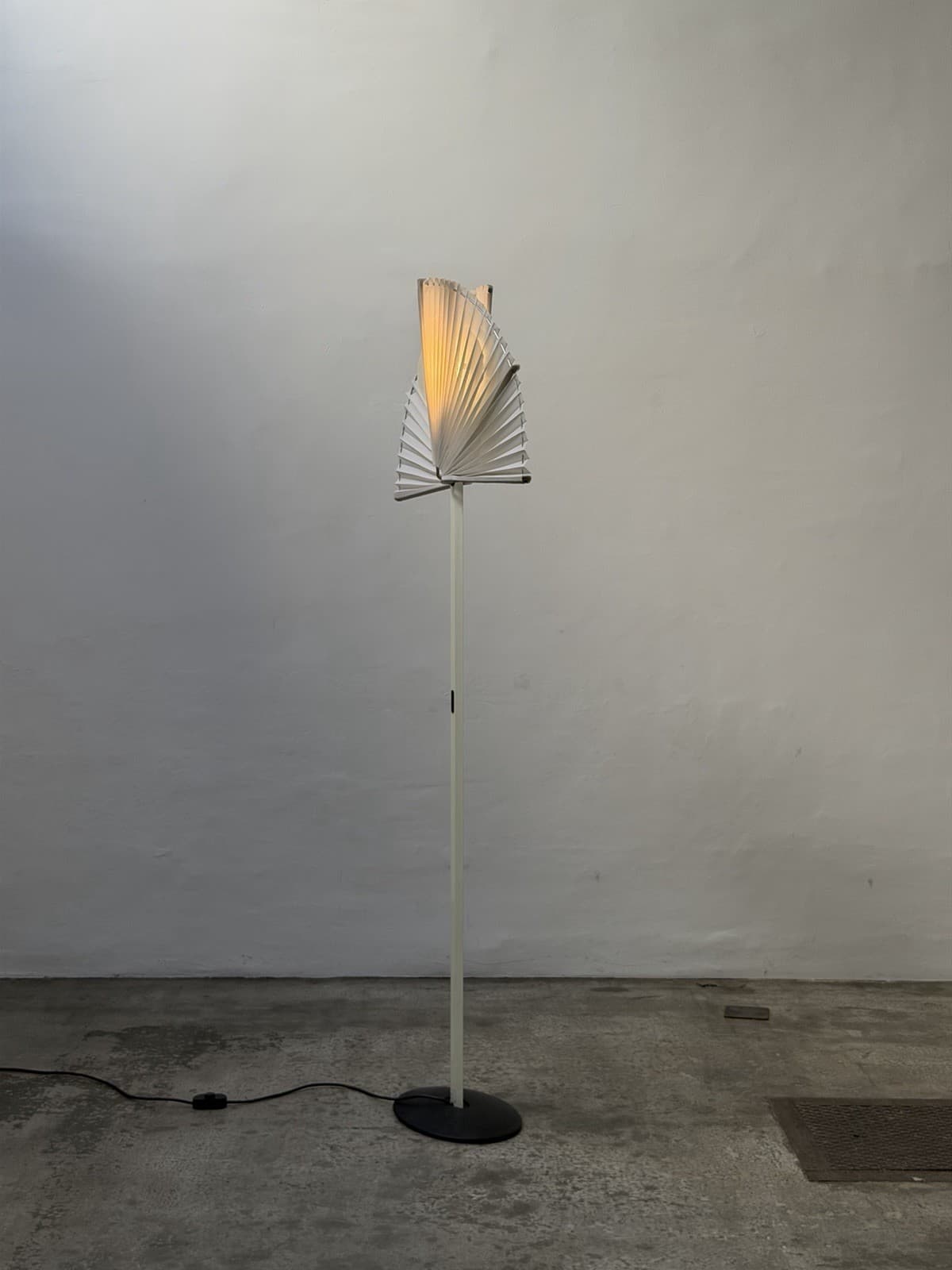 Afra& Tobia Scarpa, White Butterfly Floor Lamp, Flos
