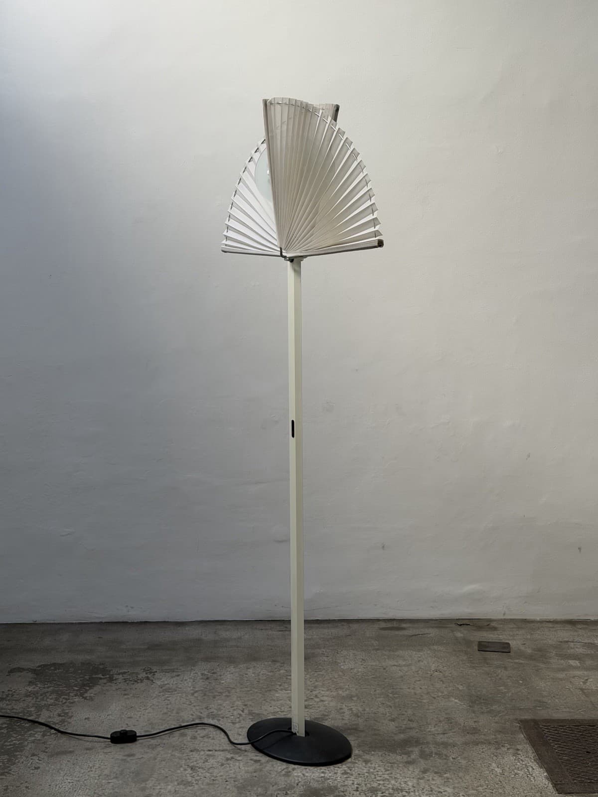 Afra& Tobia Scarpa, White Butterfly Floor Lamp, Flos