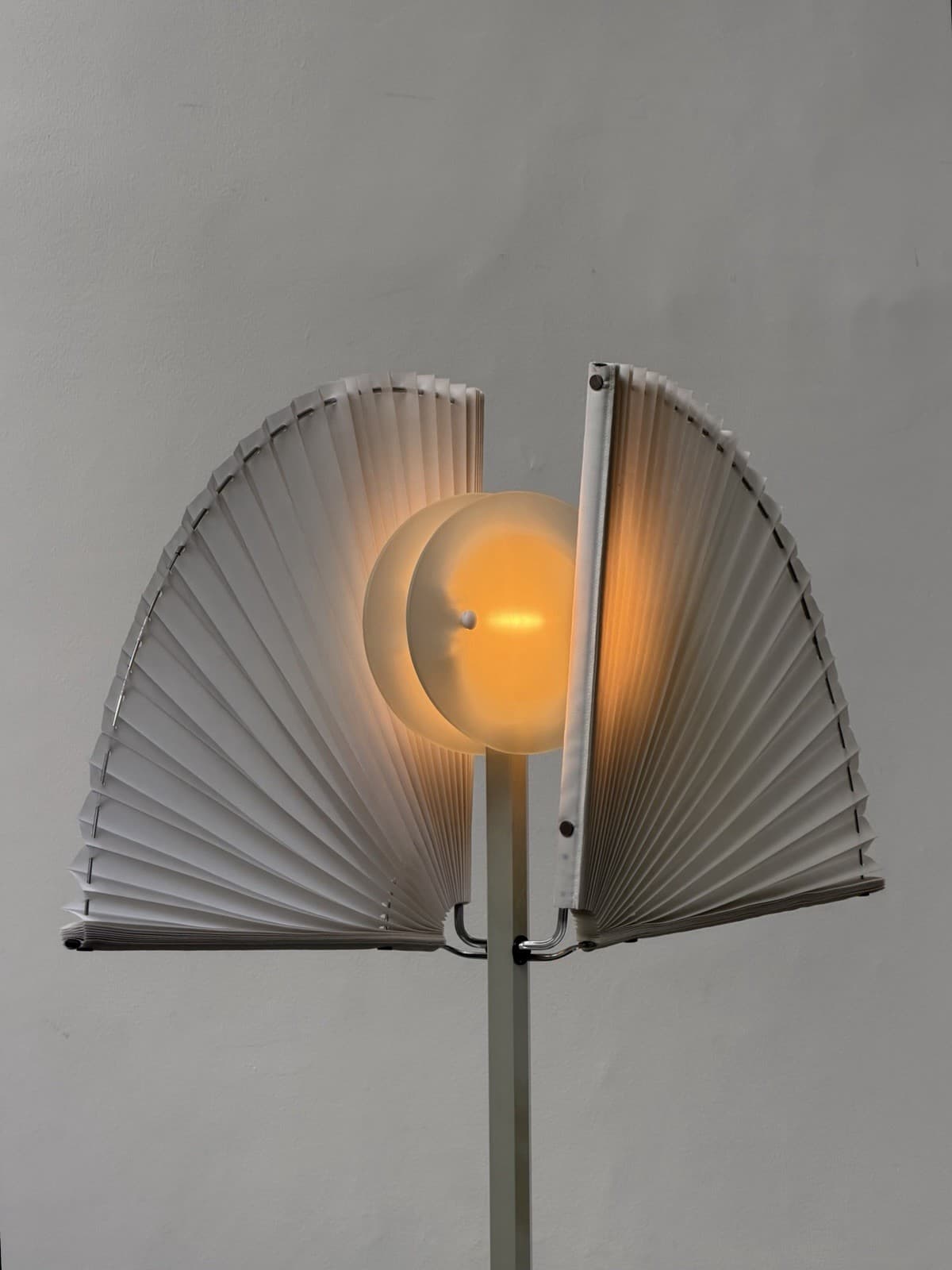 Afra& Tobia Scarpa, White Butterfly Floor Lamp, Flos