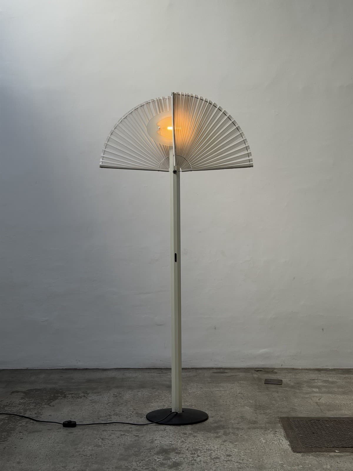 Afra& Tobia Scarpa, White Butterfly Floor Lamp, Flos