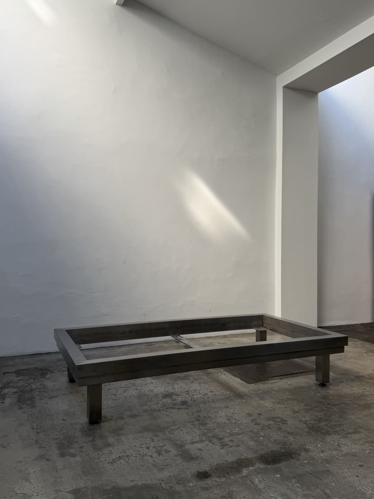 Minimalist Stainless Steel Bed Frame