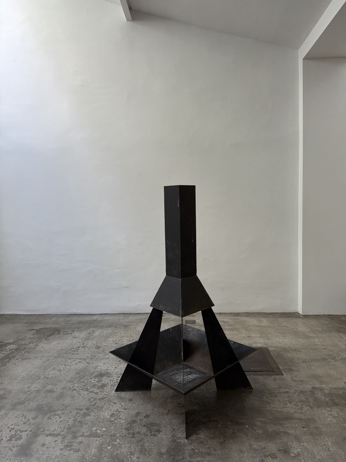 Unique Sculptural Outdoor Fireplace, Unknown