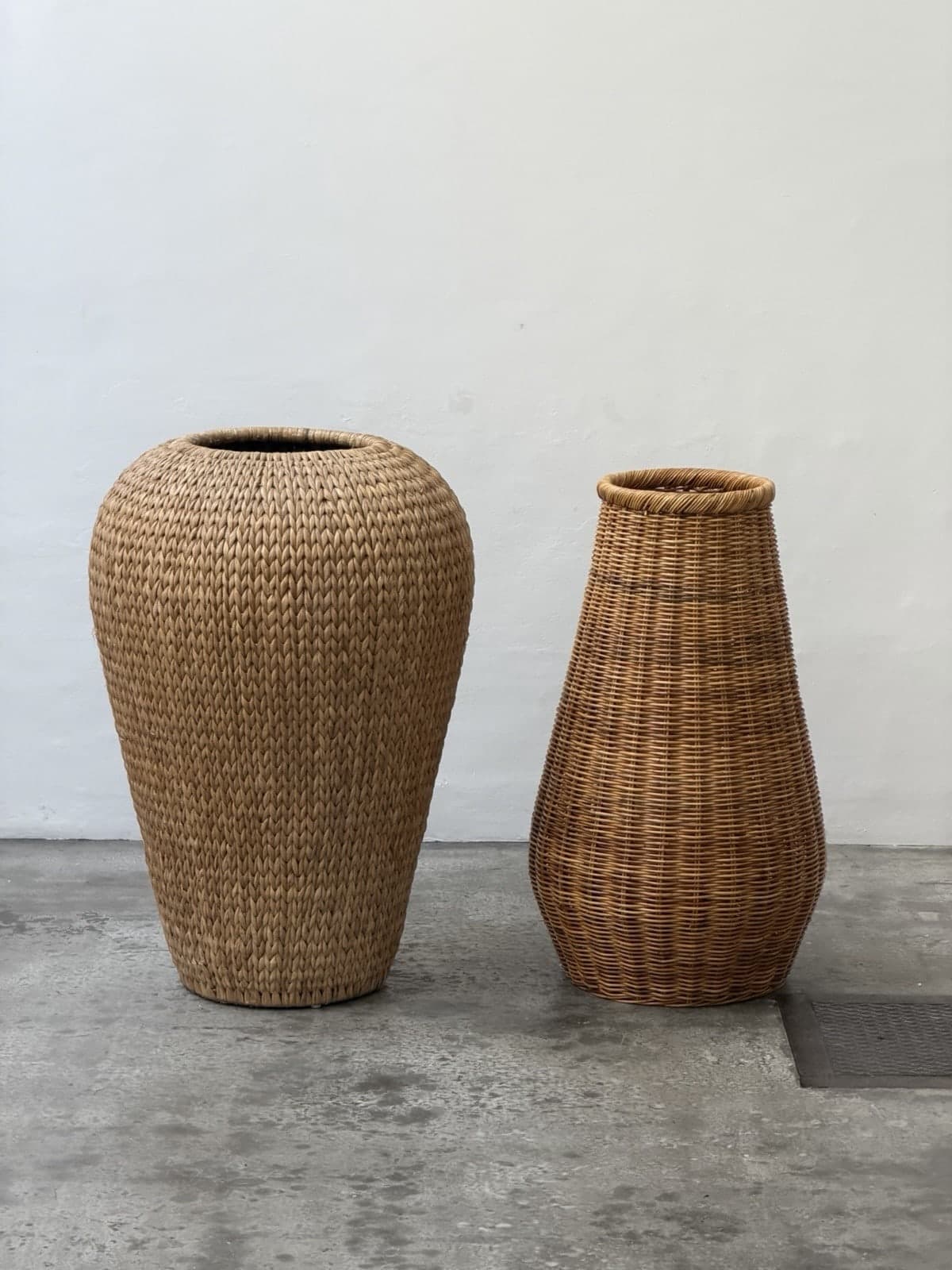 Unknown, Large Set Sculptural Wicker Baskets, Unknown