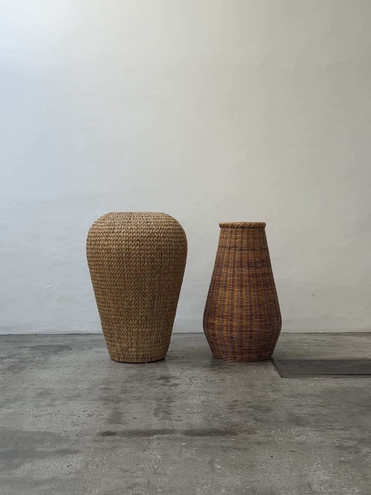 Unknown, Large Set Sculptural Wicker Baskets, Unknown
