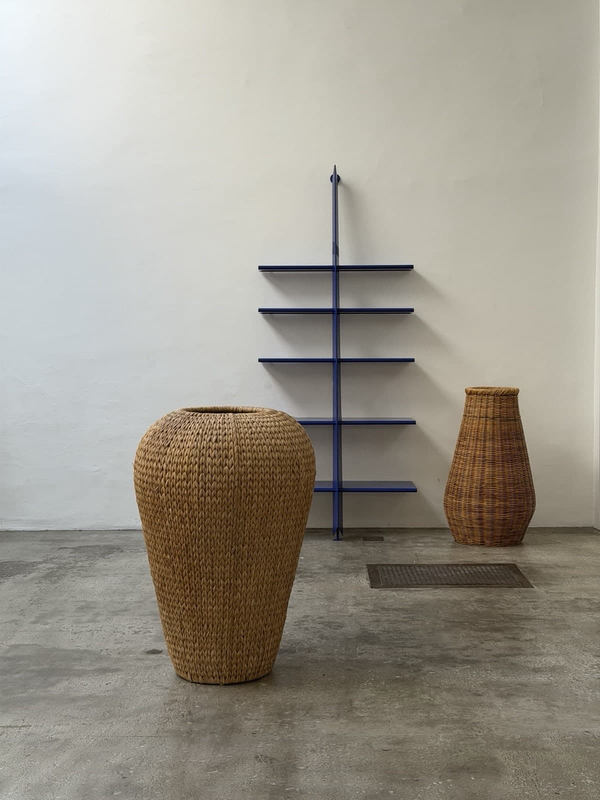 Unknown, Large Set Sculptural Wicker Baskets, Unknown
