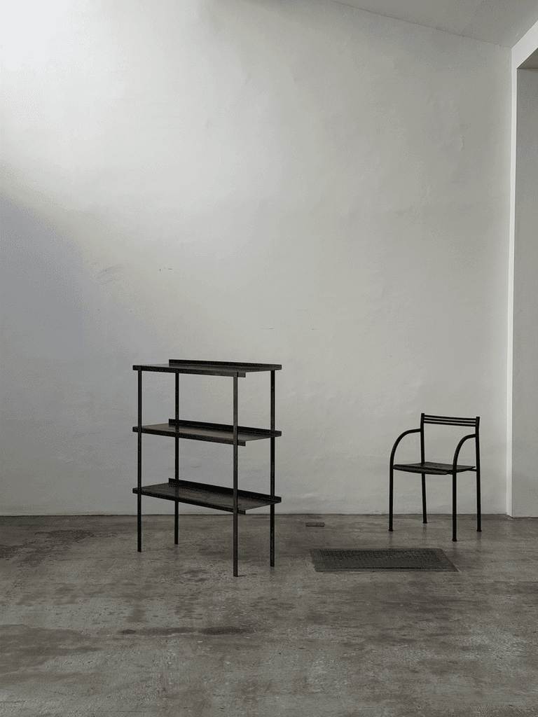 Unknown, Unique Metal Shelf, Studio Production Pentagon Group Attr.