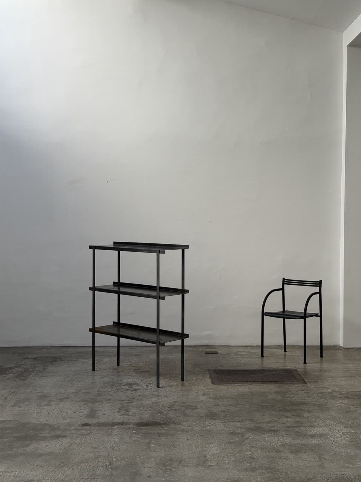 Unknown, Unique Metal Shelf, Studio Production Pentagon Group Attr.