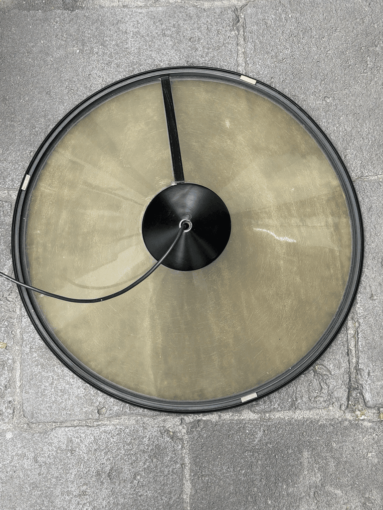 Unknown, Large Fiberglass Ceiling Lamp, Unknown