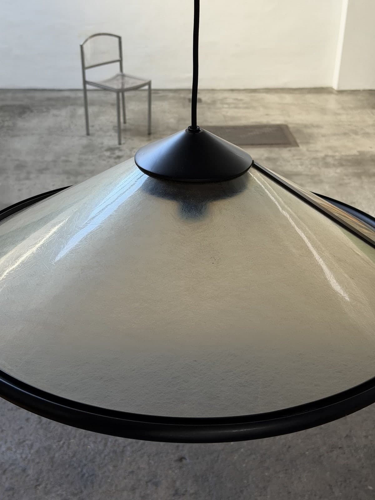Unknown, Large Fiberglass Ceiling Lamp, Unknown