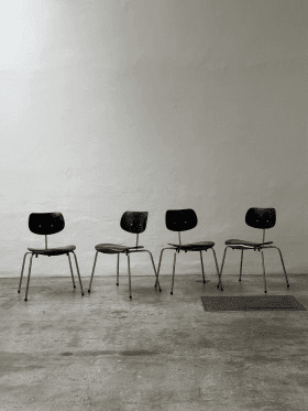 Egon Eiermann, SE 68 Chair Black, Wilde + Spieth