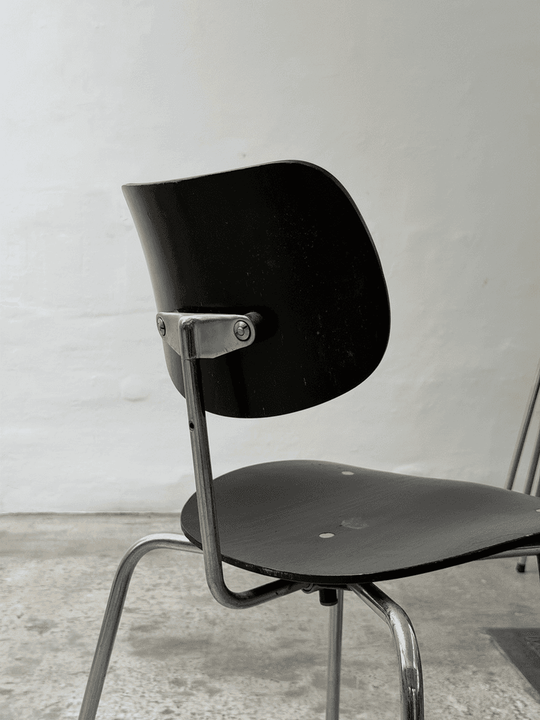 Egon Eiermann, SE 68 Chair Black, Wilde + Spieth