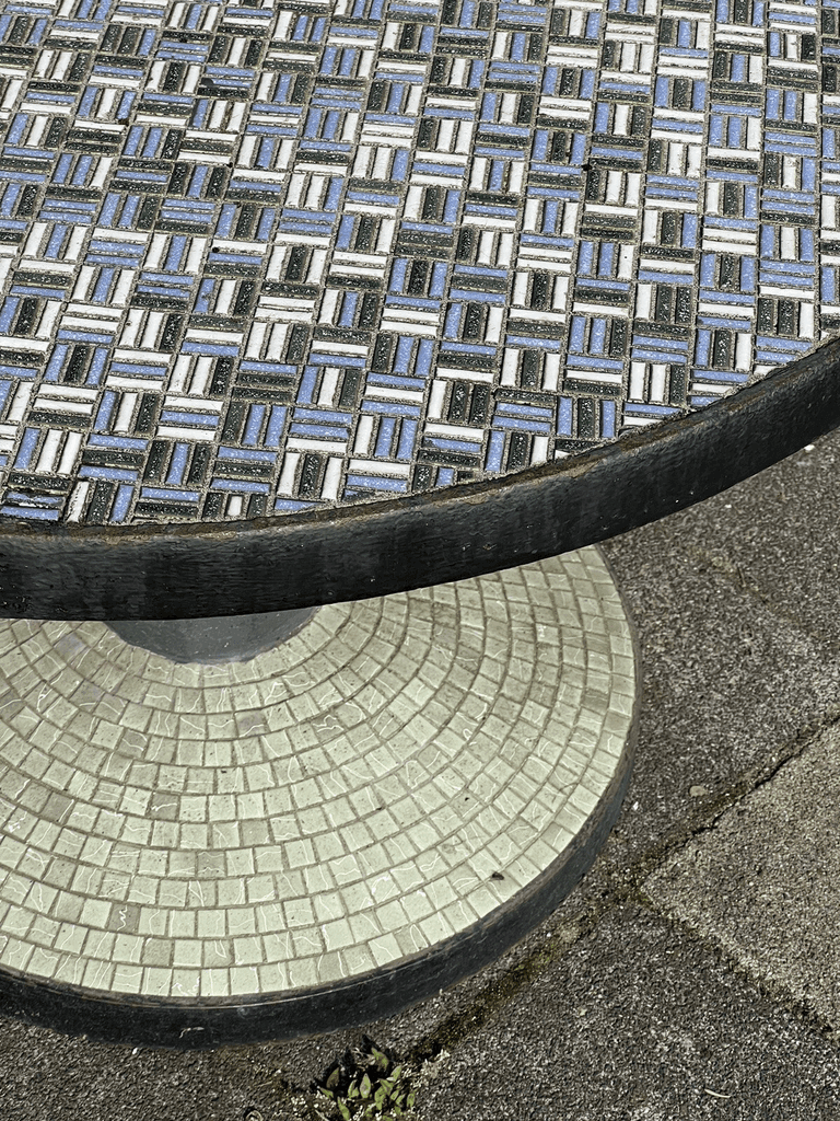 Egon Eiermann attr., Mosaic Stone Table, Unknown