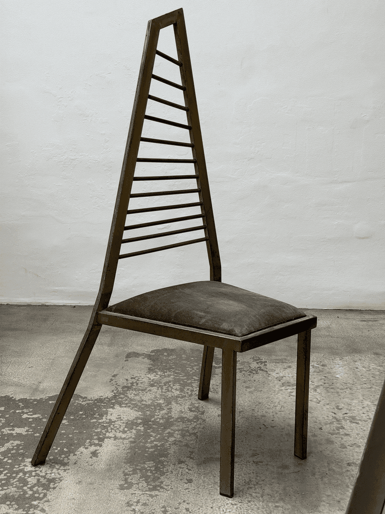 Unknown, Sculptural Postmodern Design Chairs, Studio Production