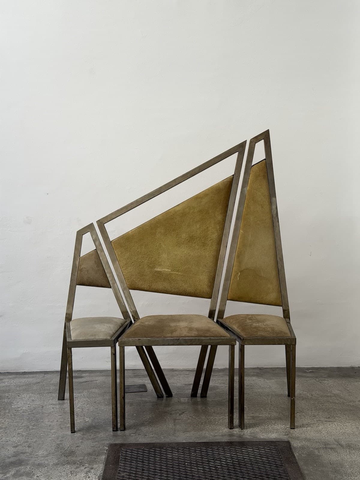 Unknown, Sculptural Postmodern Design Chairs, Studio Production