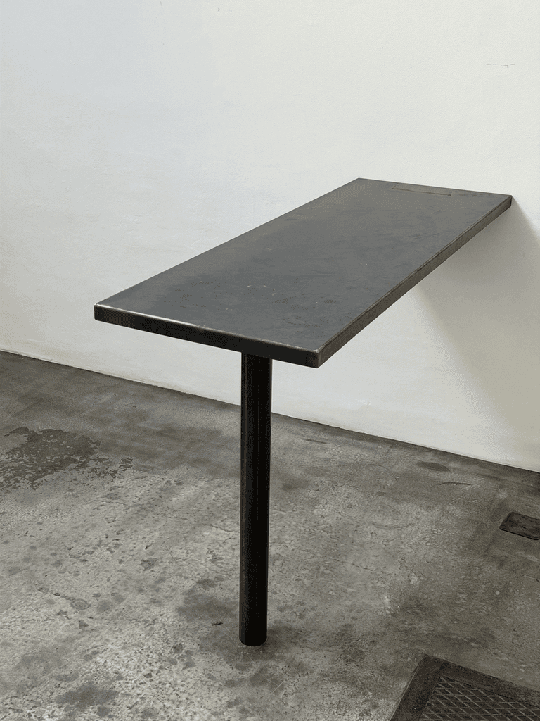 Unknown, Unique Steel Bar / Standing Table, Studio Production Pentagon Group Attr.