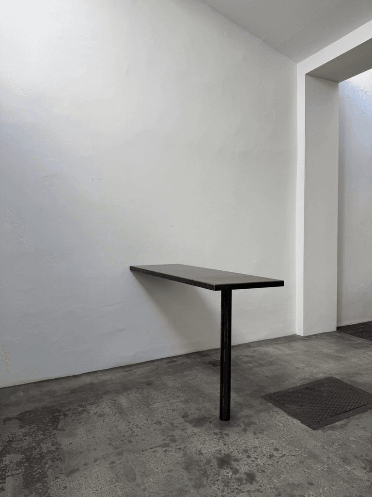 Unknown, Unique Steel Bar / Standing Table, Studio Production Pentagon Group Attr.