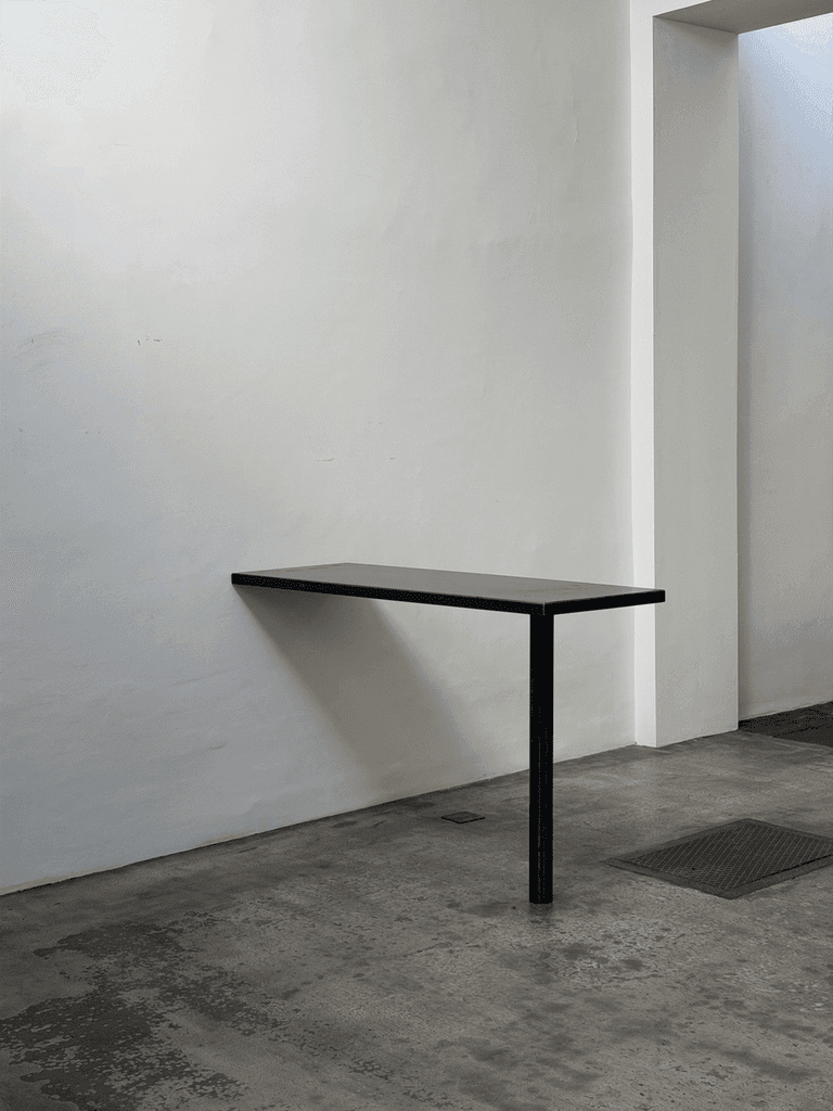 Unknown, Unique Steel Bar / Standing Table, Studio Production Pentagon Group Attr.