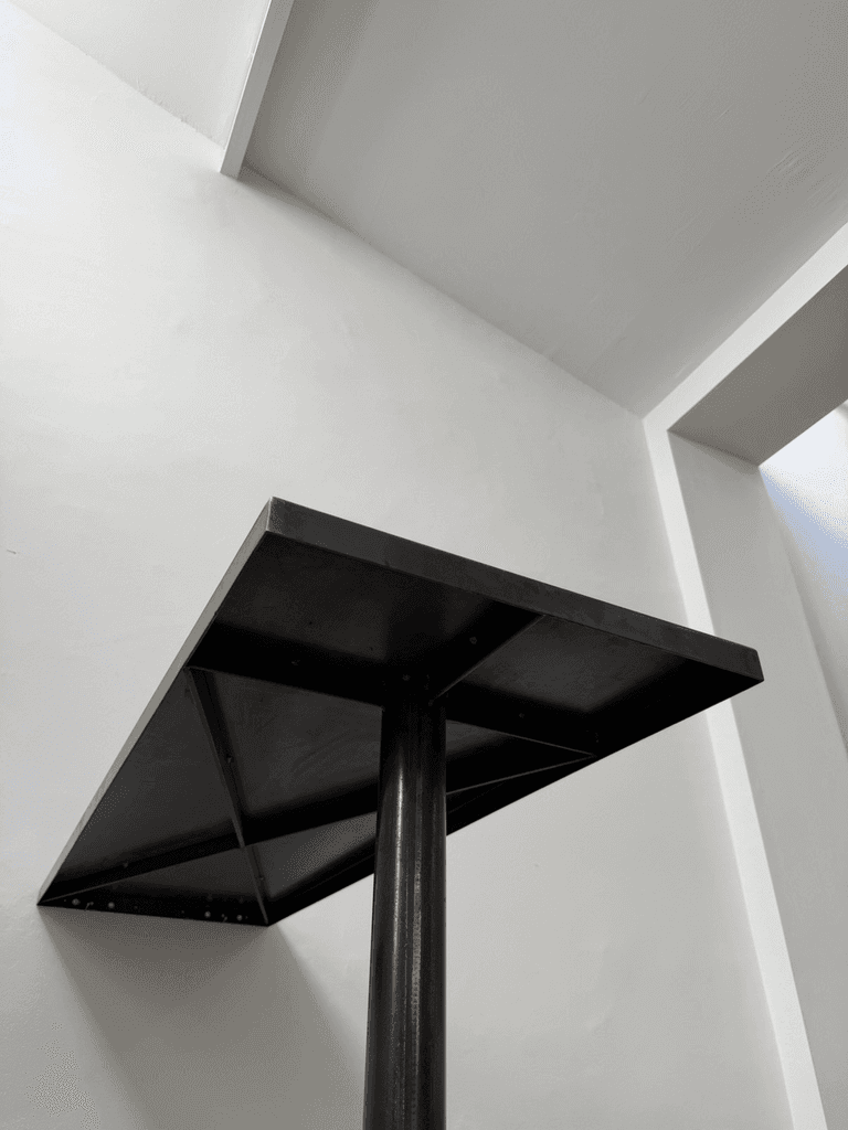 Unknown, Unique Steel Bar / Standing Table, Studio Production Pentagon Group Attr.