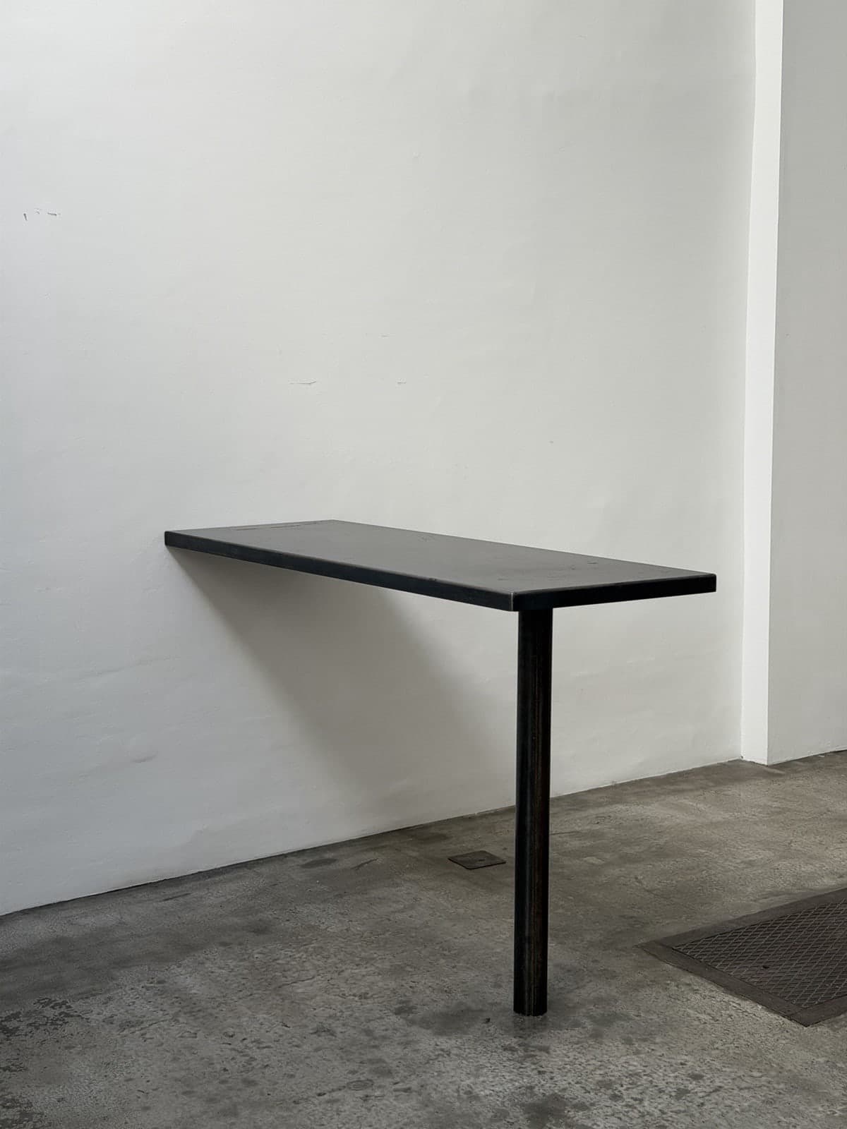 Unknown, Unique Steel Bar / Standing Table, Studio Production Pentagon Group Attr.