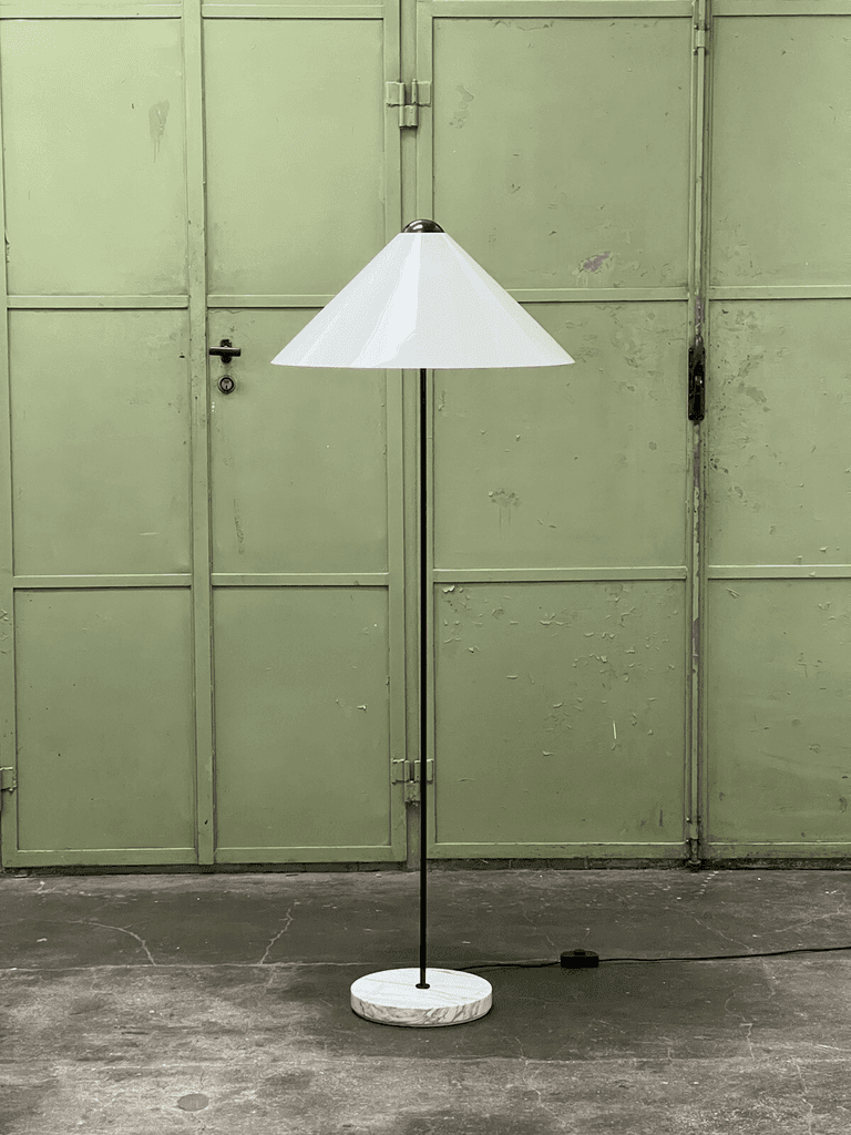 Vico Magistretti, Snow Floor Lamp, Oluce