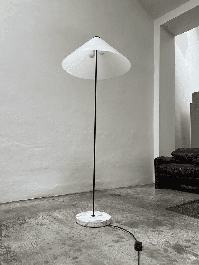 Vico Magistretti, Snow Floor Lamp, Oluce