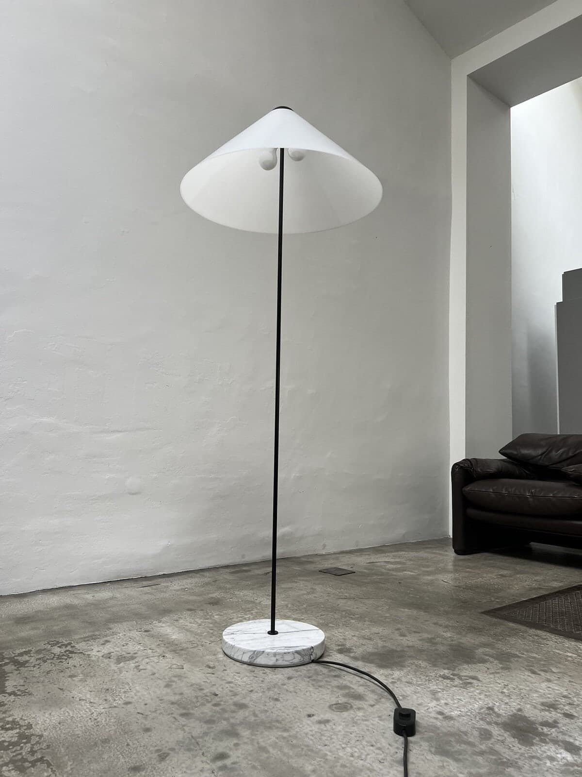Vico Magistretti, Snow Floor Lamp, Oluce