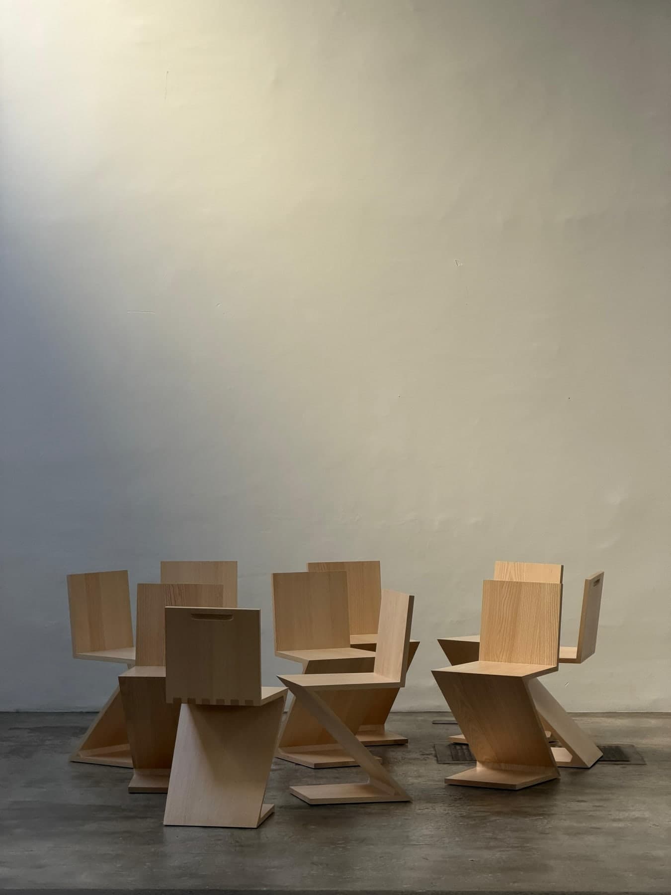 Gerrit Rietveld, Cassina, Zig Zag Chair, Ash Wood