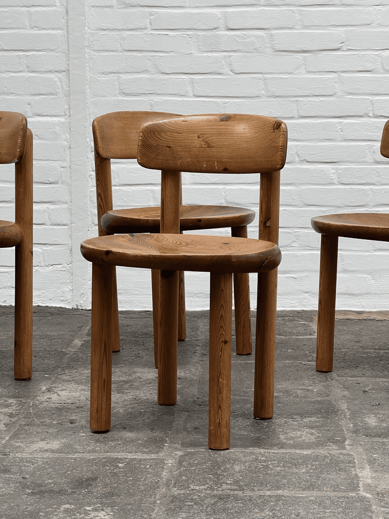 Rainer Daumiller, Pine Dining Chairs, Hirtshals Savværk