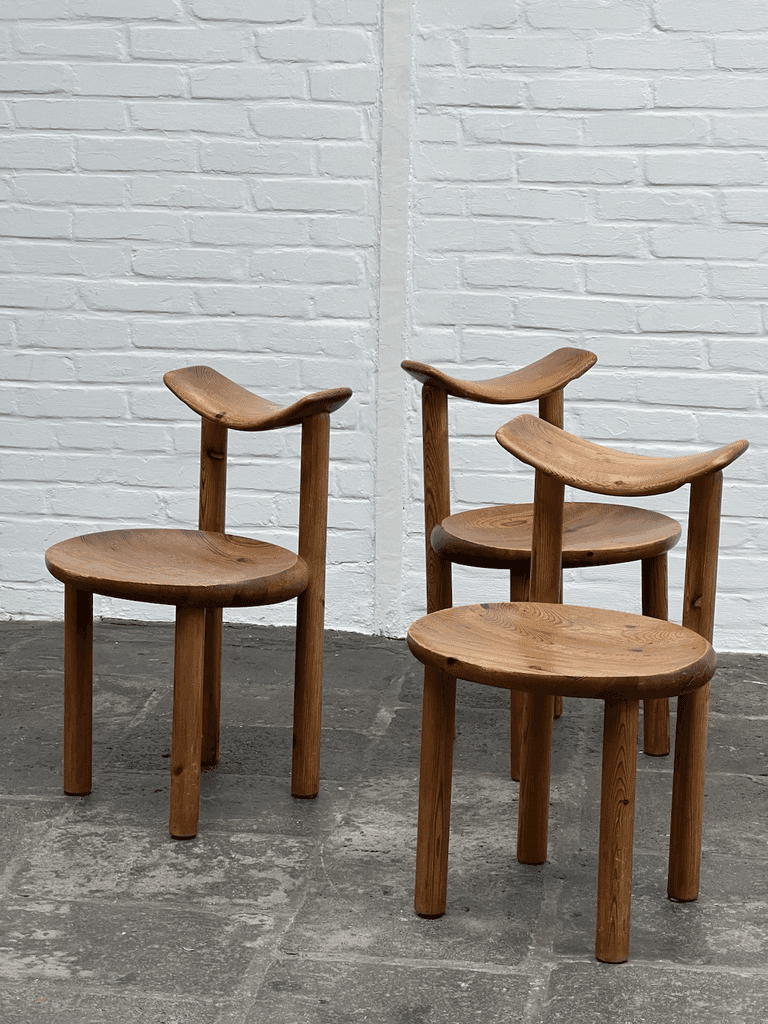 Rainer Daumiller, Pine Dining Chairs, Hirtshals Savværk