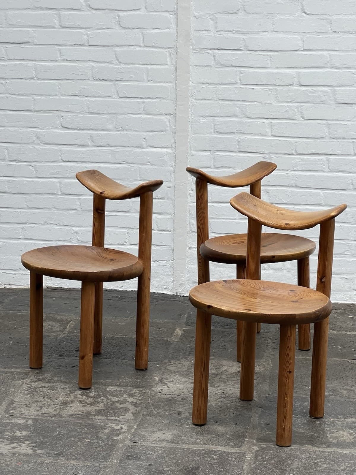 Rainer Daumiller, Pine Dining Chairs, Hirtshals Savværk