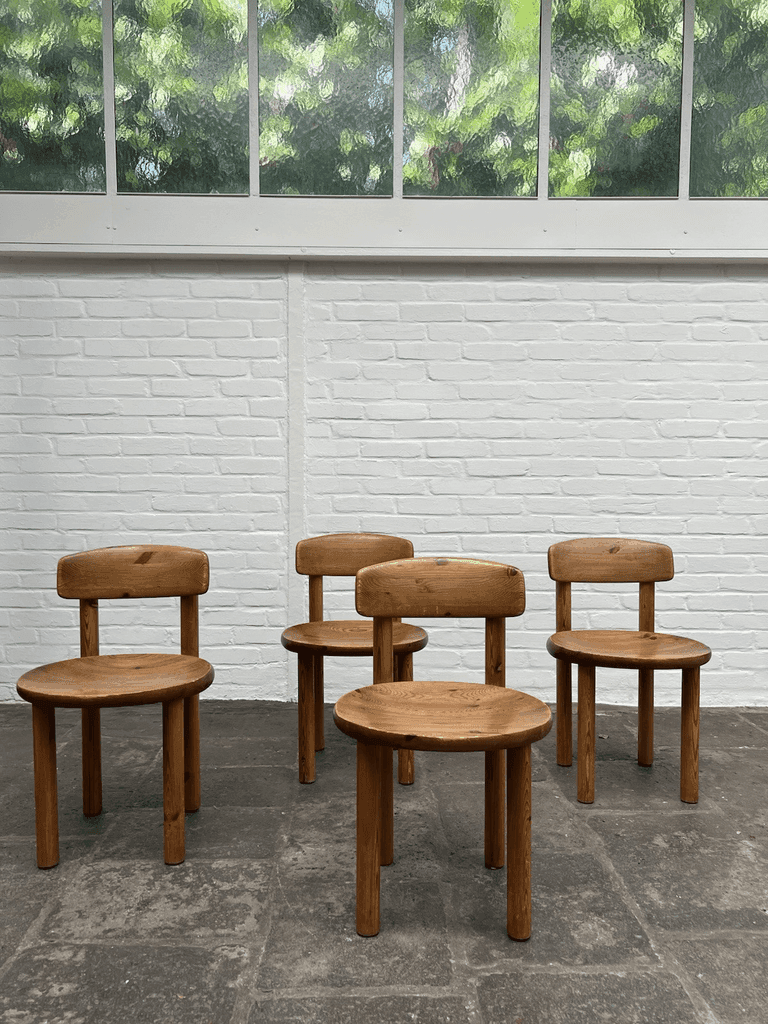 Rainer Daumiller, Pine Dining Chairs, Hirtshals Savværk